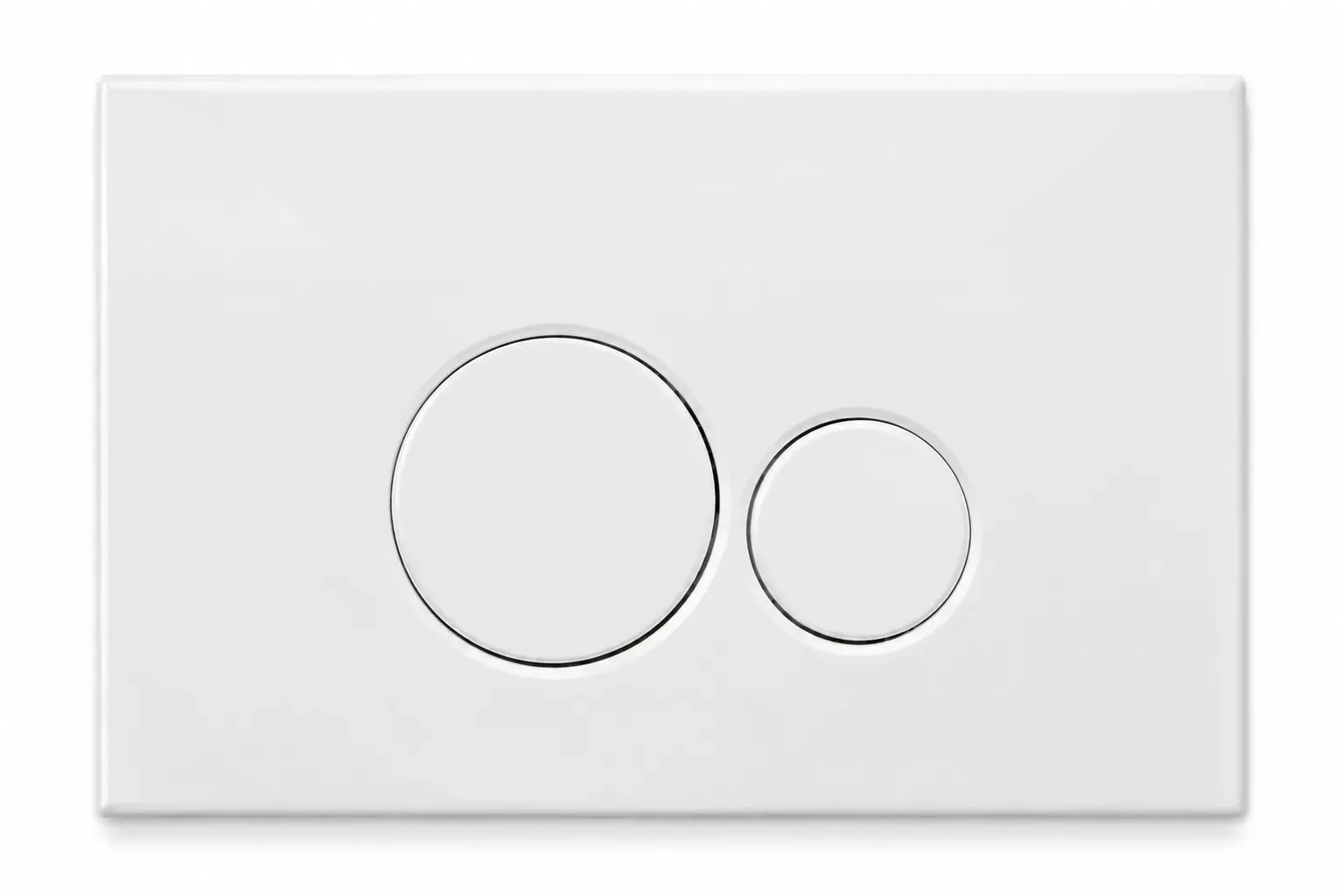 Dual Flush Actuator Plate