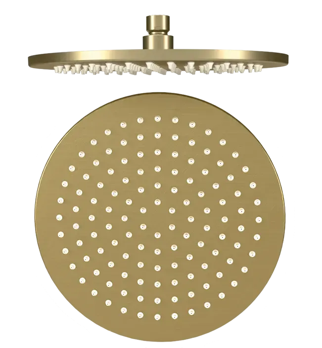 Meissen 250mm x 8mm Round Rose Satin Brass