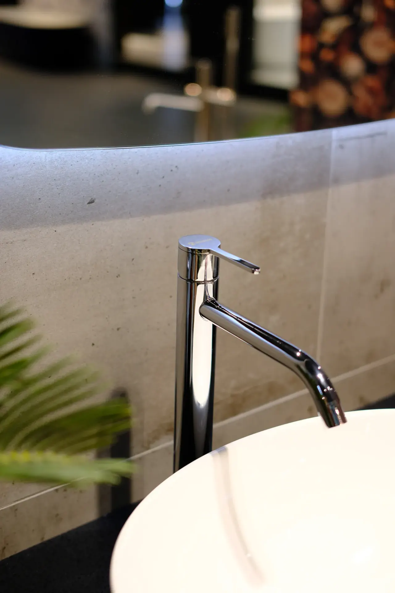 Chrome Attivo basin mixer