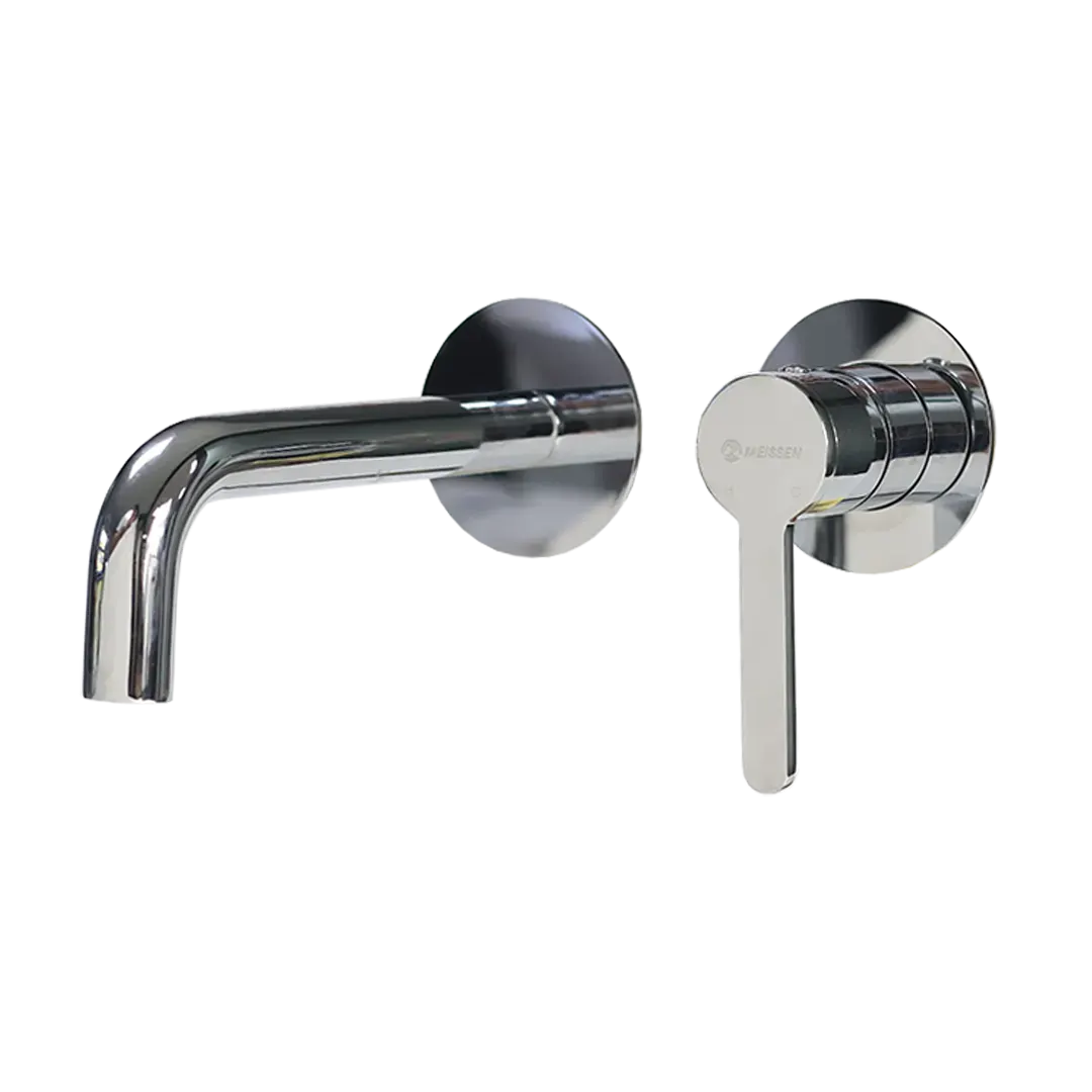 Meissen Attivo Wall Mounted Basin Mixer Chrome