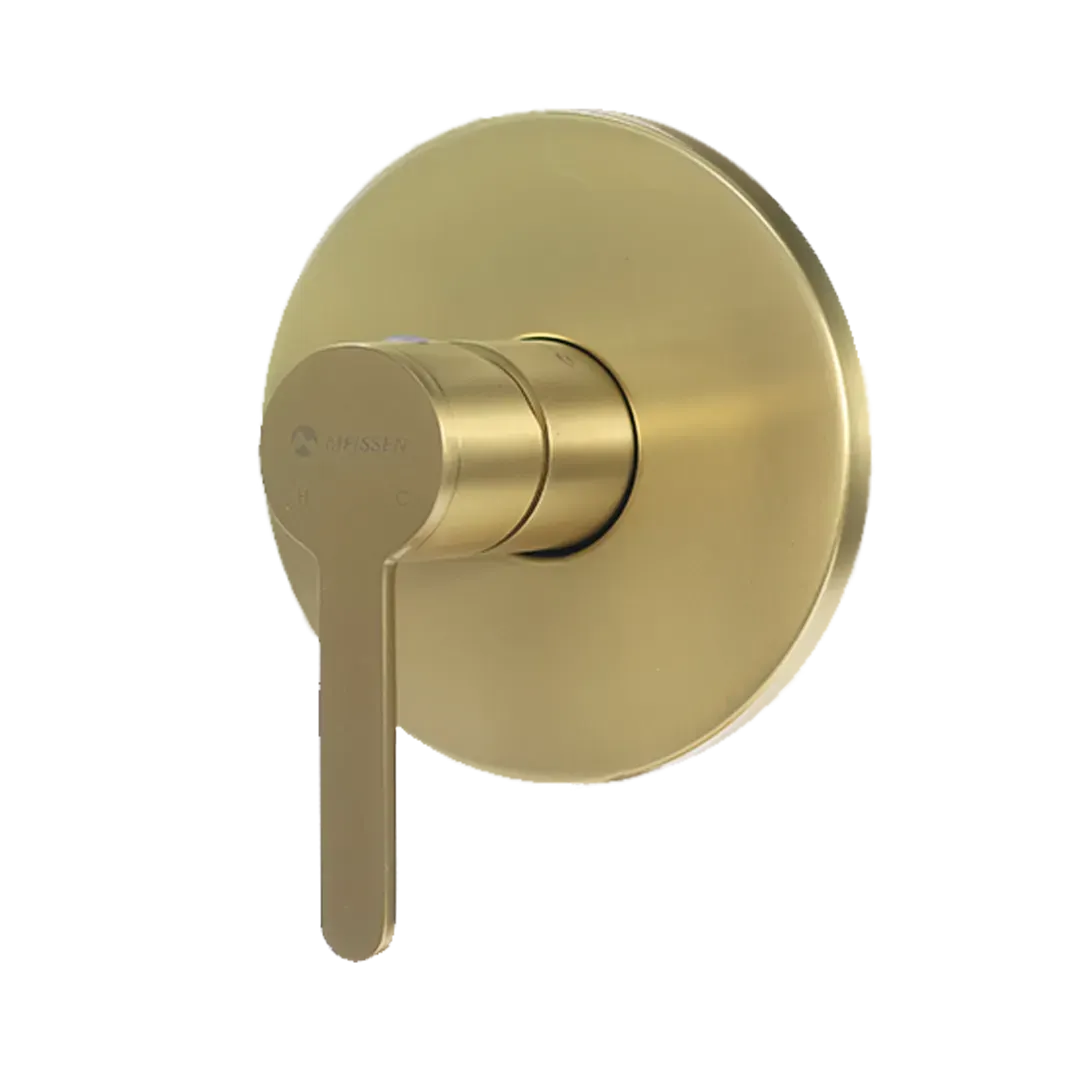 Meissen Attivo Concealed Mixer Satin Brass