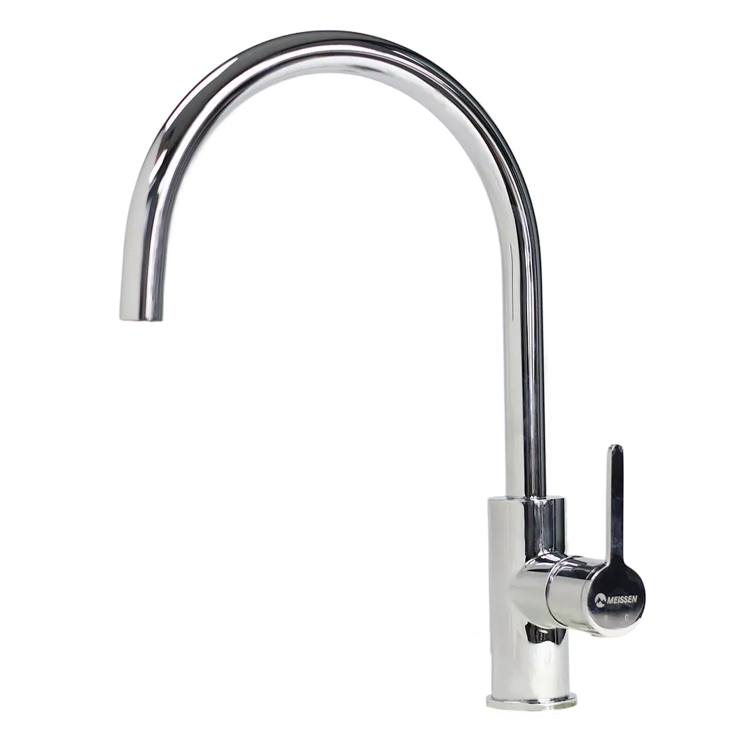 Meissen Attivo Sink Mixer Deck Type (Overspout) Chrome