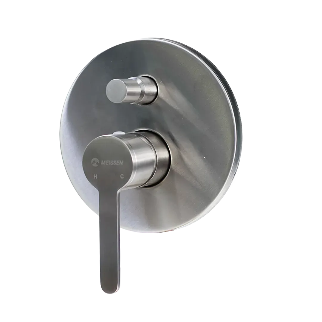 Meissen Attivo Concealed Diverter Mixer Stainless Steel