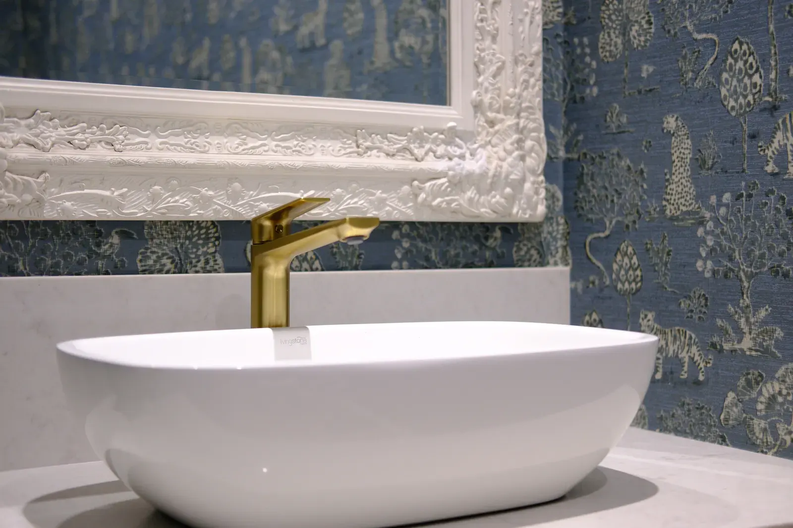 Vita satin brass luxury tap