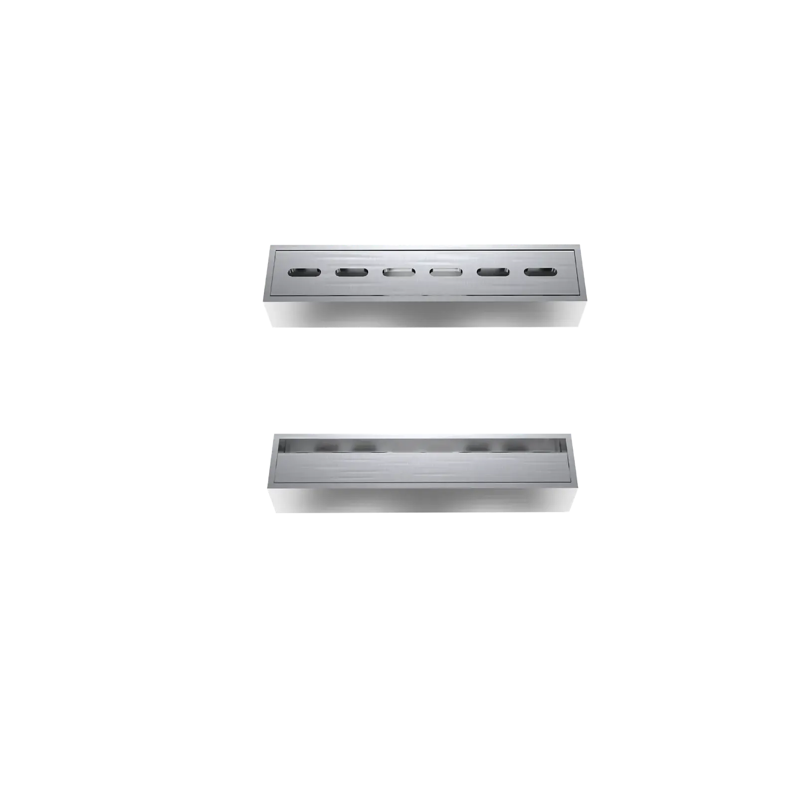 Meissen 150mm Reversible Shower Channel Stainless Steel