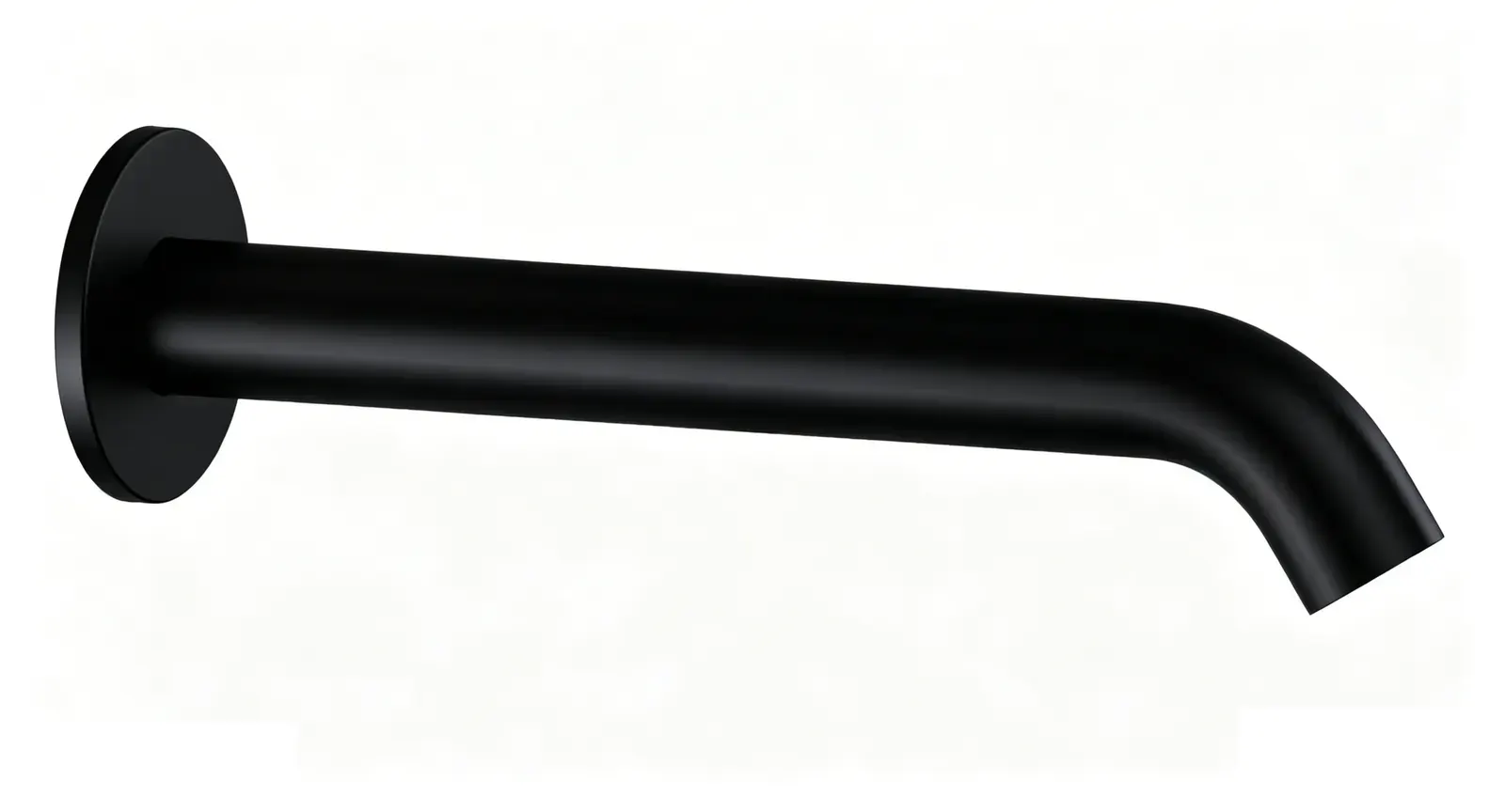 Meissen Round Bath Spout Black