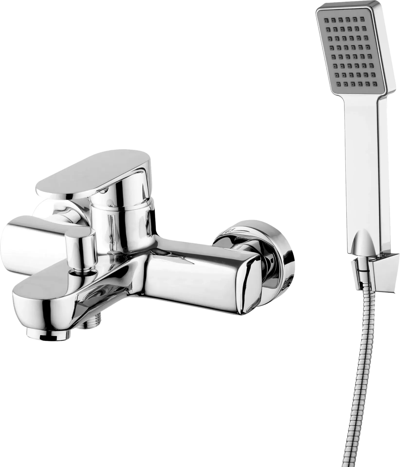 Meissen Evony Exposed Bath Mixer Chrome