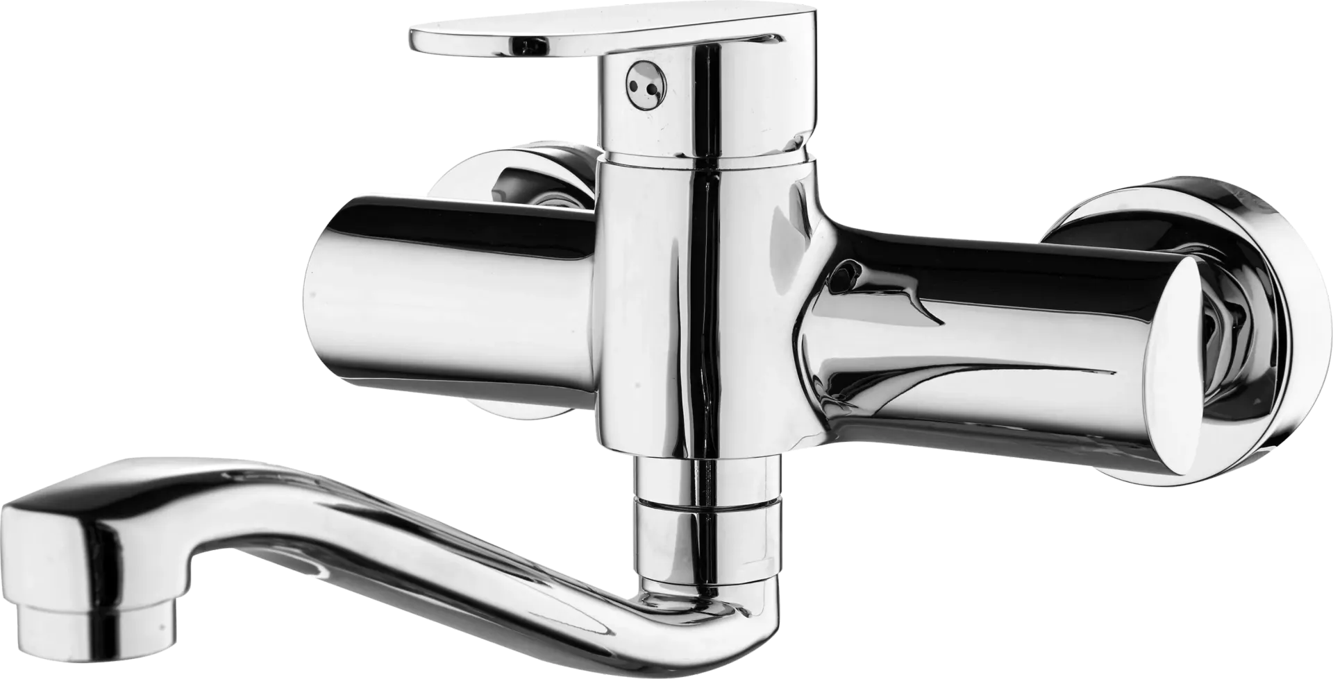 Meissen Evony Wall-Type Sink Mixer Chrome