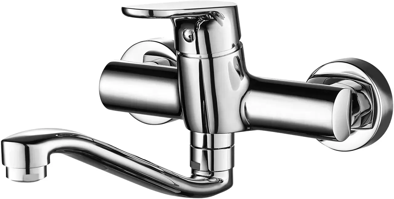 Meissen Onex Sink Mixer Wall Type Chrome