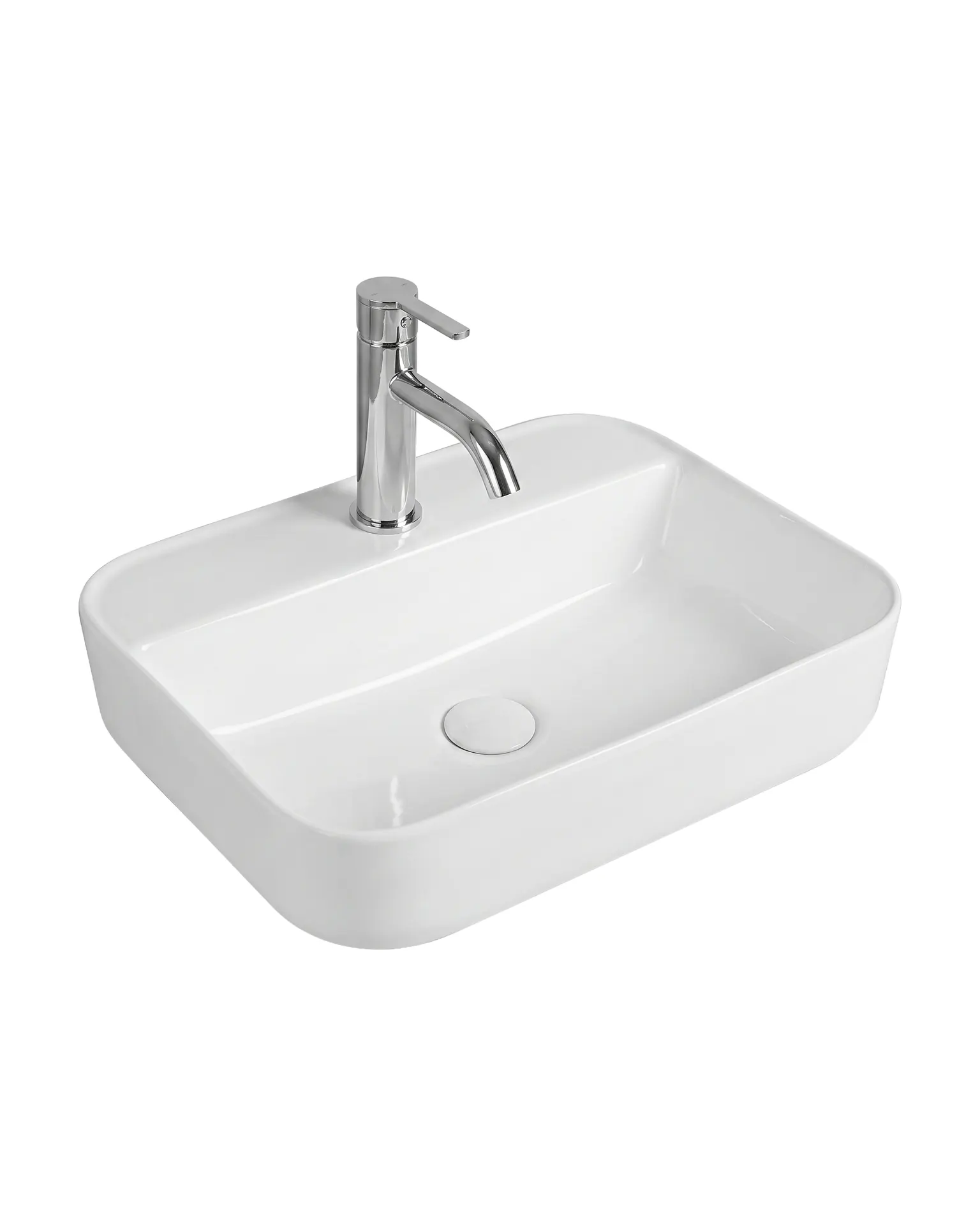 Alturo Countertop Basin in White