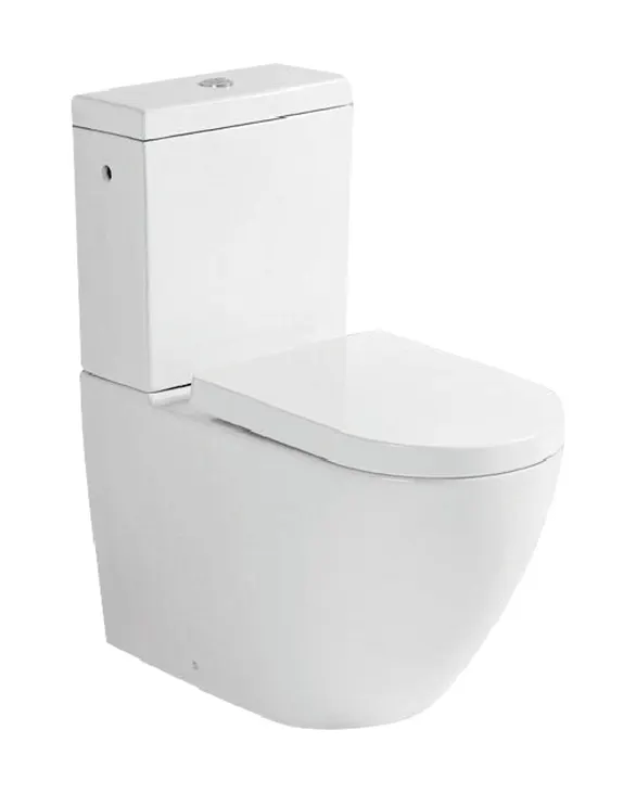 Two Piece Toilet in White