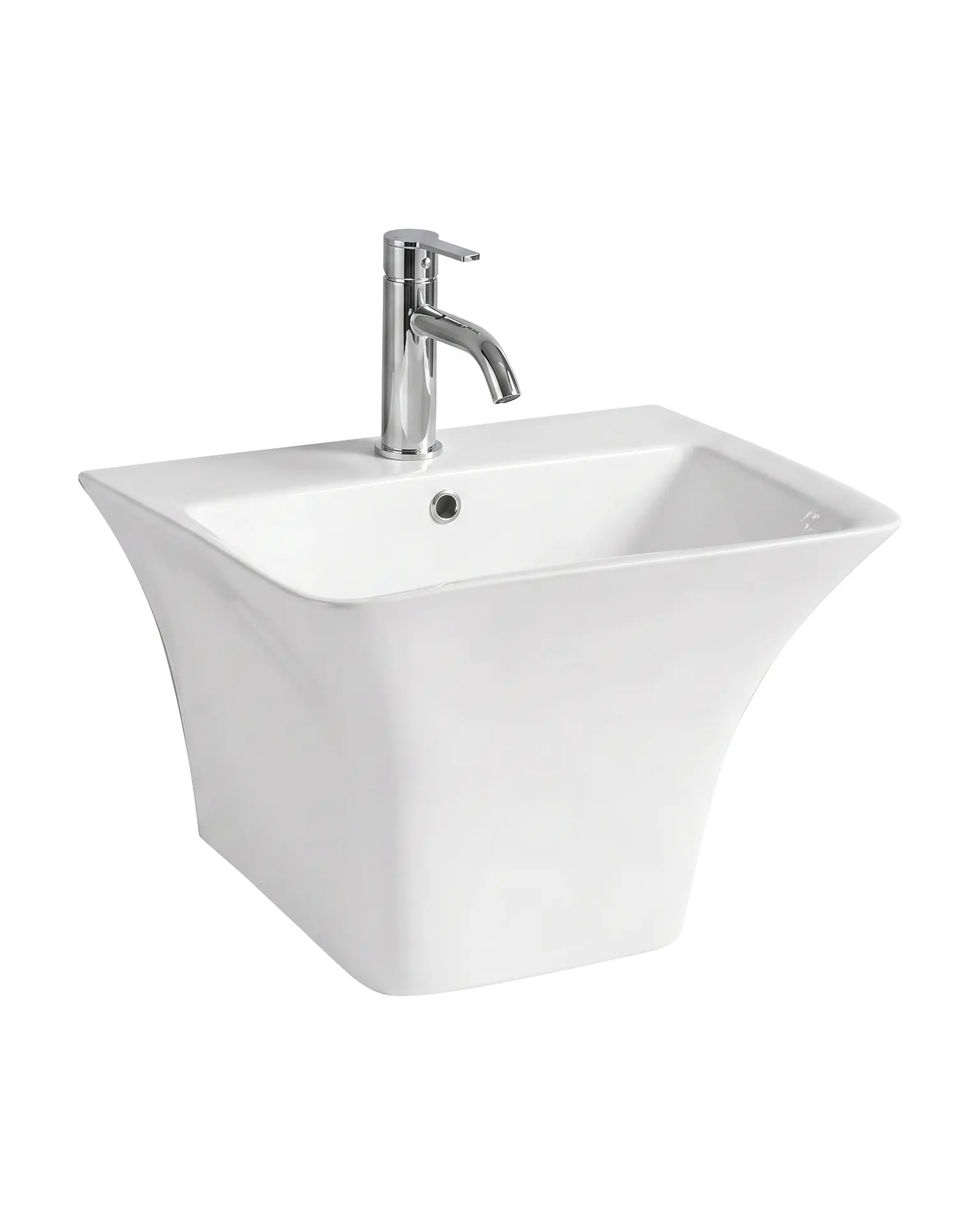 Wall Hung Basin in White