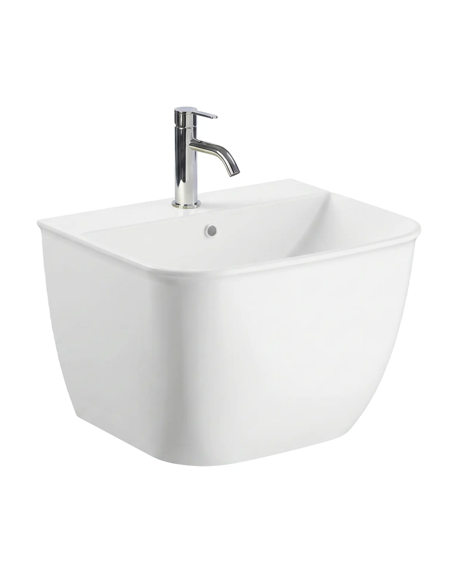 Prima Wall Hung Basin in White