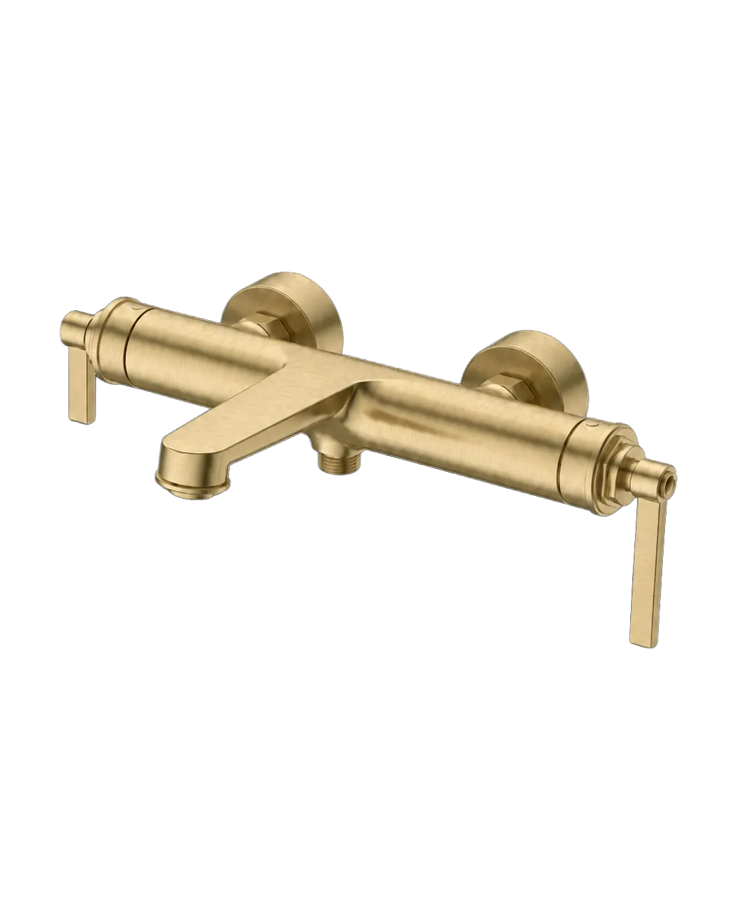 Sera Exposed Bath Mixer in Satin Brass