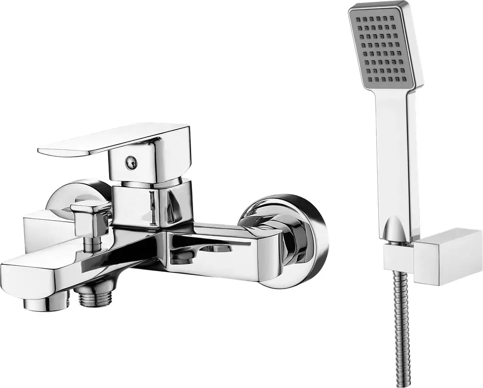 Meissen Sterlyn Bath Mixer With H/Shower Hose Chrome