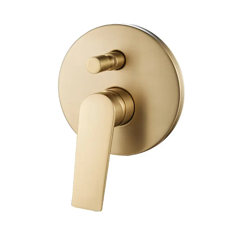 Meissen Vita Diverter Shower/Bath Mixer Satin Brass