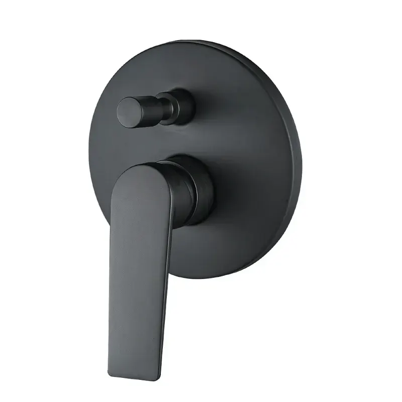 Meissen Vita Diverter Shower/Bath Mixer Black
