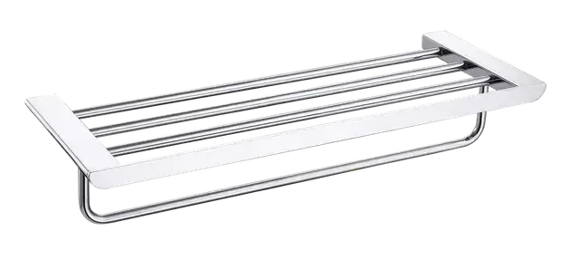 Meissen Avilo Towel Rail and Shelf Chrome