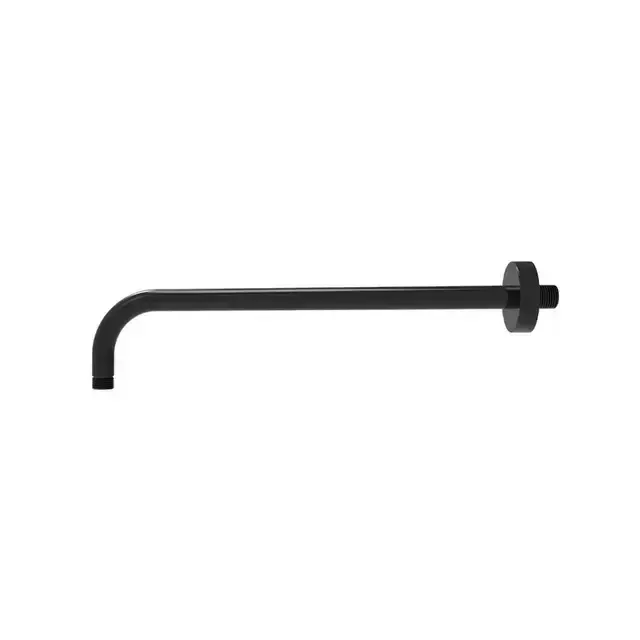 Meissen 400mm round shower arm Black