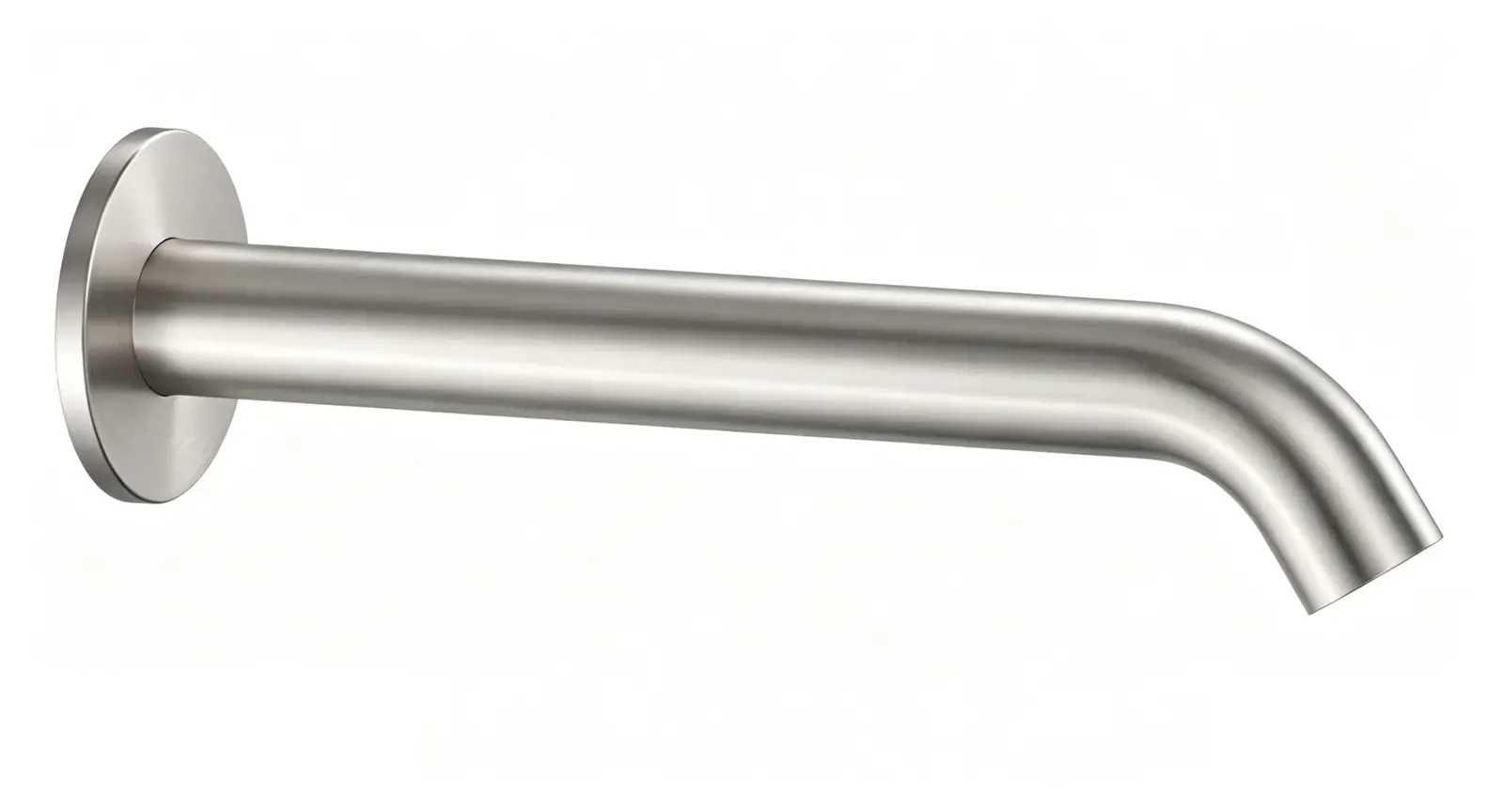 Meissen Round Bath Spout Stainless Steel