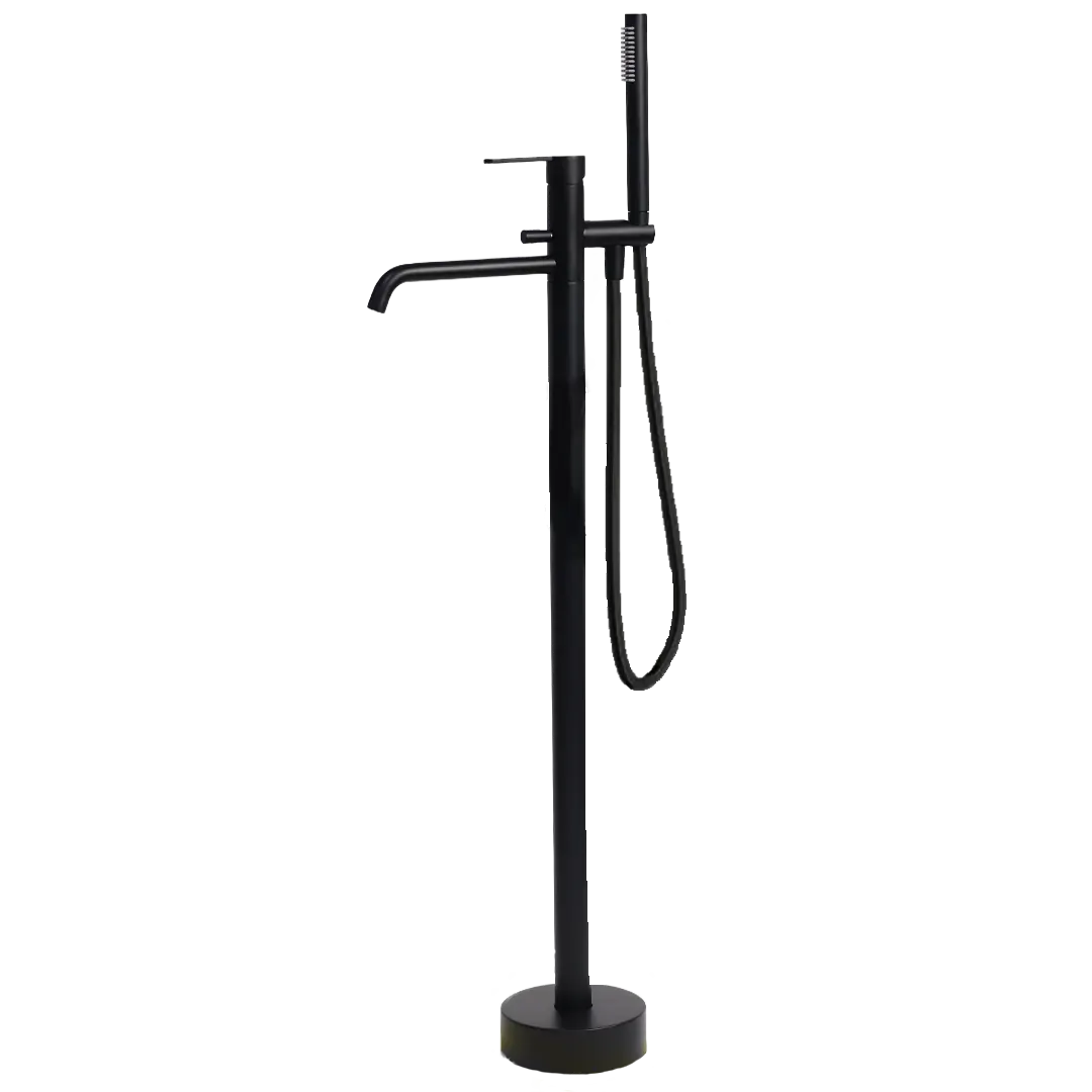Meissen Attivo Freestanding Mixer Black